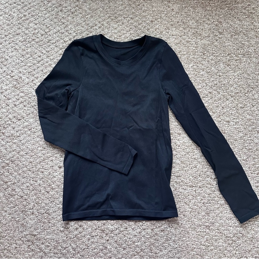 Black Long Sleeve Top